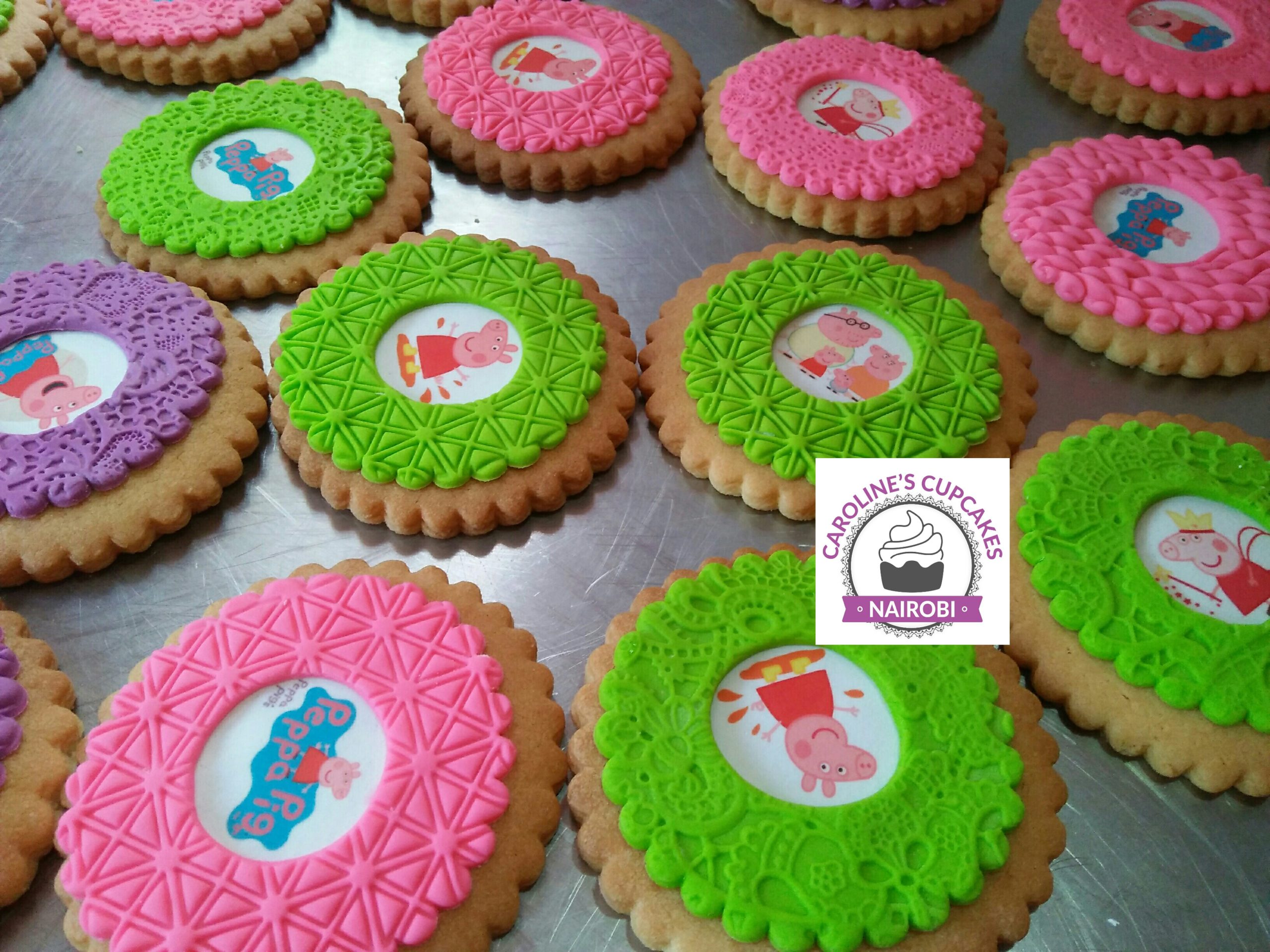 Fondant Cookies Caroline's Cupcakes Africa