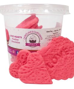 Fondant Love Hearts Decorations