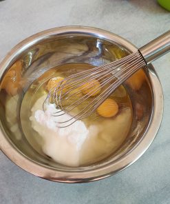 eggs sugar butter mixing1 vanilla