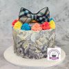 bow tie cake carolines cupcakes
