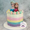 frozen elsa cake carolines cupcakes